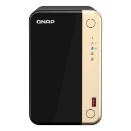 QNAP TS-264 NAS Tower Intel® Celeron® N5095 8 GB 8 TB HDD QNAP Turbo System Nero, Oro