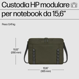 HP "Custodia modulare per laptop da 15,6 pollici"