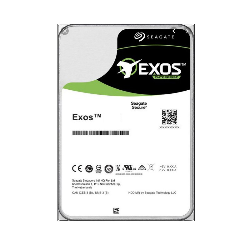Seagate Exos X16 disco rigido interno 14 TB 7200 Giri min 256 MB 3.5" SAS