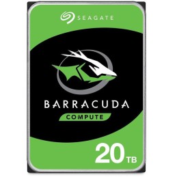 Seagate Barracuda 20TB disco rigido interno 7200 Giri min 512 MB 3.5" SATA