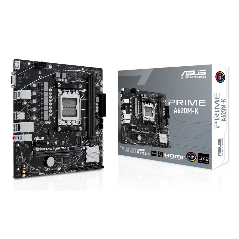 ASUS PRIME A620M-K AMD A620 Socket AM5 micro ATX