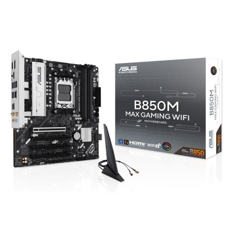 ASUS B850M MAX GAMING WIFI AMD B850 Socket AM5 micro ATX