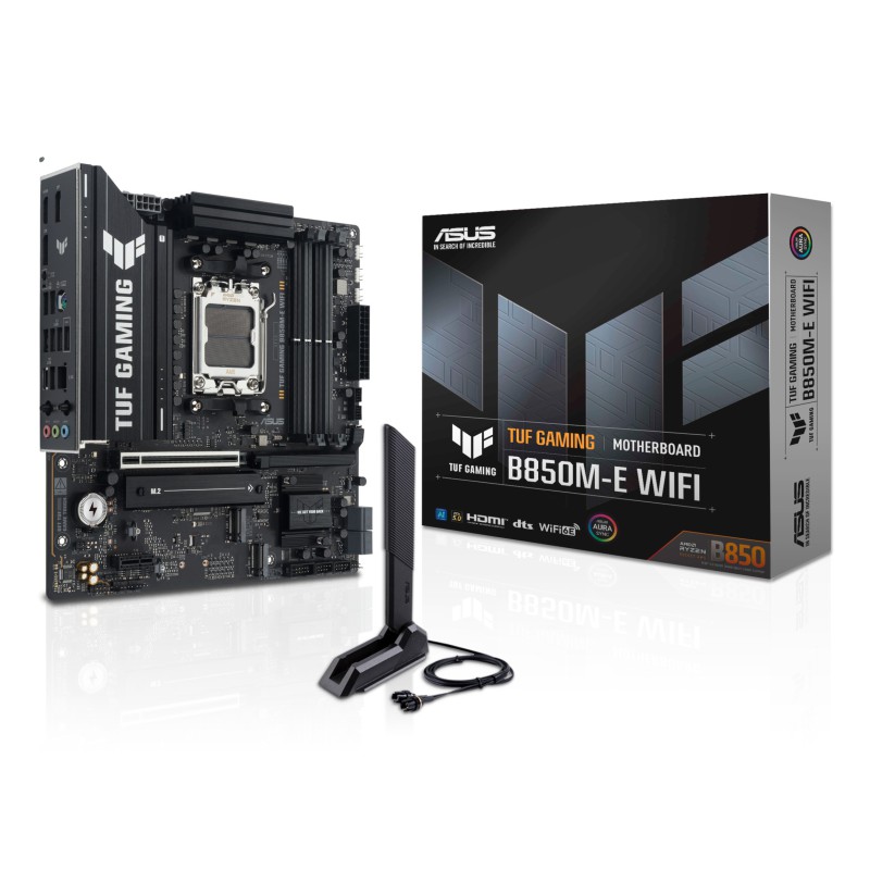 ASUS TUF GAMING B850M-E WIFI AMD B850 Socket AM5 micro ATX