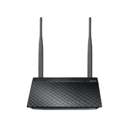 ASUS RT-N12E C1 N300 router wireless Fast Ethernet Banda singola (2.4 GHz) Nero, Metallico