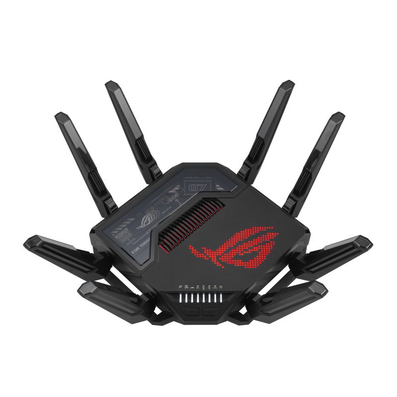 ASUS ROG Rapture GT-BE98 router wireless 10 Gigabit Ethernet Quad-band (2.4 GHz   5 GHz-1   5 GHz-2   6 GHz) Nero