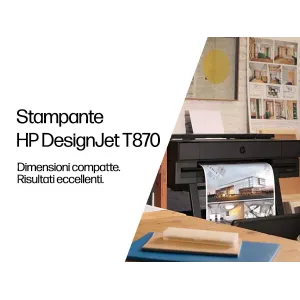 HP Designjet Stampante T870 da 24”