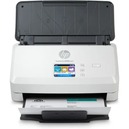 HP Scanjet Pro N4000 snw1 Sheet-feed Scanner Scanner a foglio 600 x 600 DPI A4 Nero, Bianco