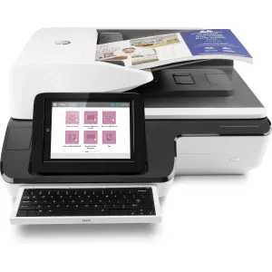 HP Scanjet Enterprise Flow N9120 fn2 Scanner a piano e ADF 600 x 600 DPI A3 Nero, Bianco