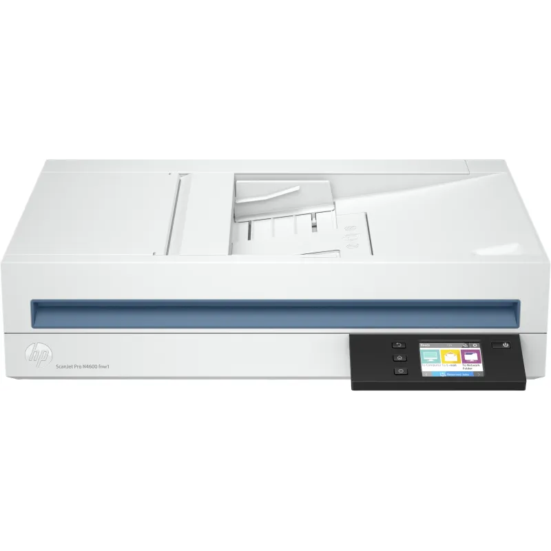 HP Scanjet Pro N4600 fnw1 Scanner a piano e ADF 1200 x 1200 DPI A5 Bianco