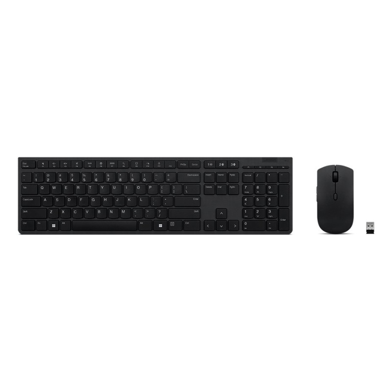 Lenovo 4X31K03963 tastiera Mouse incluso Ufficio RF senza fili + Bluetooth Svizzere Grigio