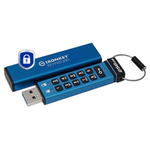 Kingston Technology IronKey Keypad 200 da 256 GB, FIPS 140-3 livello 3 (in fase di approvazione) crittografata AES-256