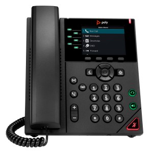 POLY Telefono IP VVX 350 a 6 linee abilitato per PoE