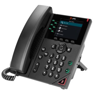 POLY Telefono IP VVX 350 a 6 linee abilitato per PoE