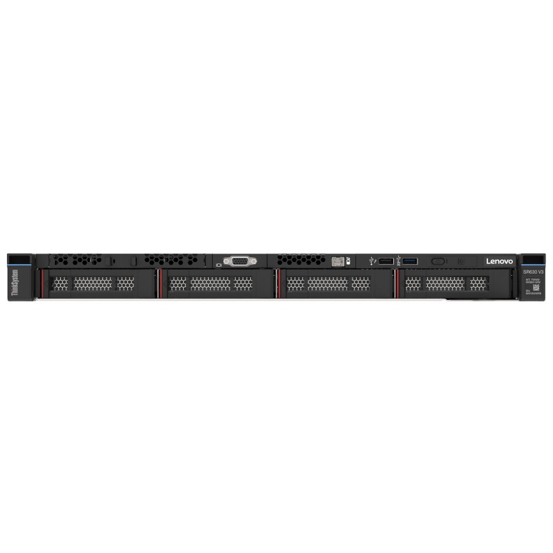 Lenovo ThinkSystem SR630 V3 server Rack (1U) Intel® Xeon® Silver 4510 2,4 GHz 32 GB DDR5-SDRAM 1100 W
