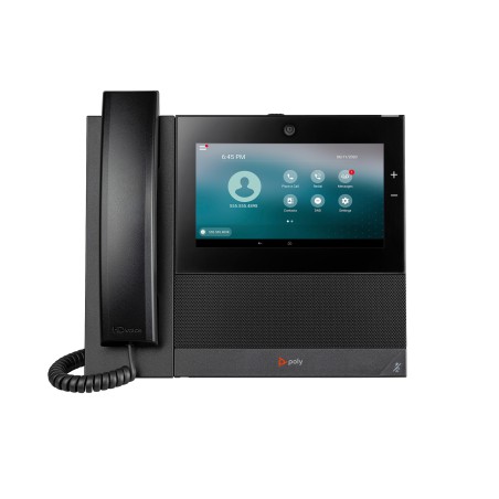 POLY Telefono multimediale aziendale CCX 700 con Open SIP e abilitato per PoE