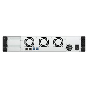 QNAP TS-855EU-8G server NAS e di archiviazione Armadio (2U) Intel Atom® C5125 8 GB DDR4 0 TB QuTS hero Nero