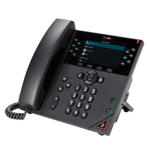 POLY Telefono IP VVX 450 a 12 linee abilitato per PoE GSA TAA