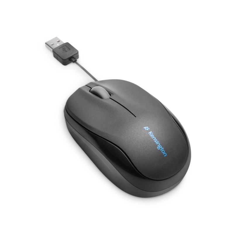 Kensington Mouse Pro Fit™ portatile con cavo riavvolgibile