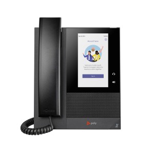 POLY Telefono multimediale aziendale CCX 400 per Microsoft Teams e abilitato per PoE