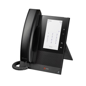 POLY Telefono multimediale aziendale CCX 400 per Microsoft Teams e abilitato per PoE