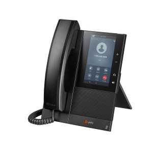 POLY Telefono multimediale aziendale CCX 505 con Open SIP e abilitato per PoE