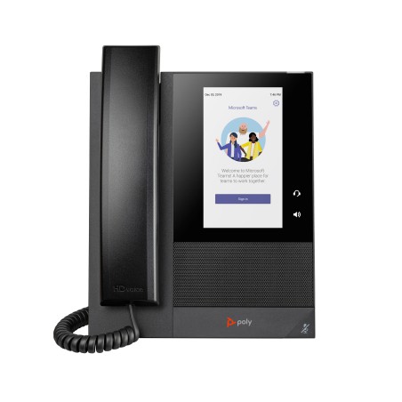 POLY Telefono multimediale aziendale CCX 400 per Microsoft Teams e abilitato per PoE GSA TAA