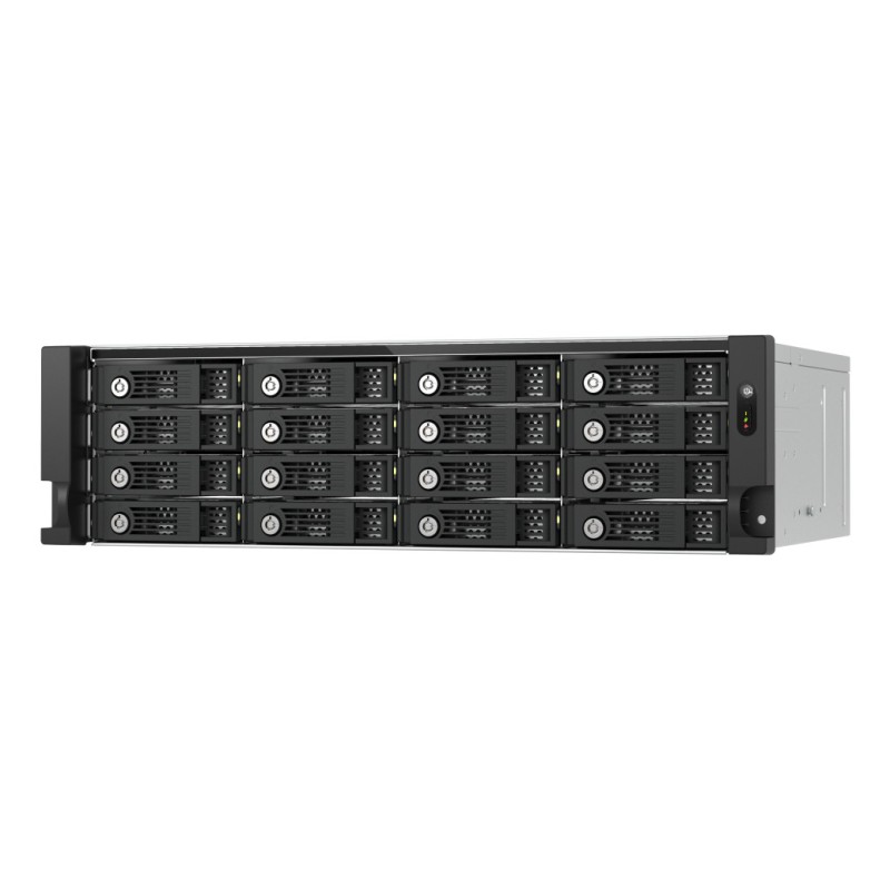 QNAP TL-R1600PES-RP contenitore di unità di archiviazione Box esterno HDD SSD Nero, Grigio 2.5 3.5"