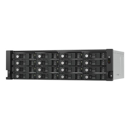 QNAP TL-R1600PES-RP contenitore di unità di archiviazione Box esterno HDD SSD Nero, Grigio 2.5 3.5"