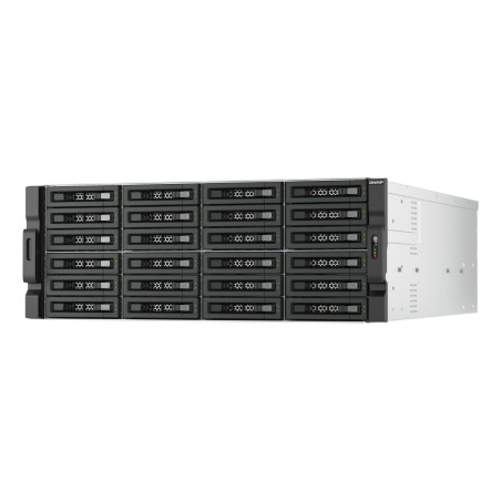 QNAP TL-R2400PES-RP contenitore di unità di archiviazione Box esterno HDD SSD Nero, Grigio 2.5 3.5"