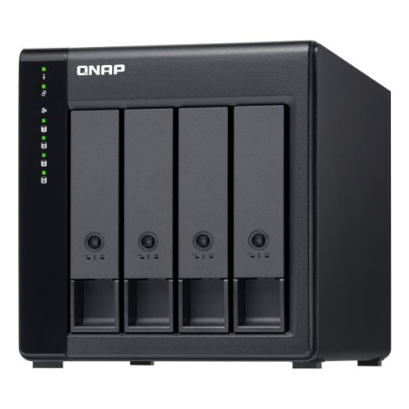 QNAP TL-D400S contenitore di unità di archiviazione Box esterno HDD SSD Nero, Grigio 2.5 3.5"