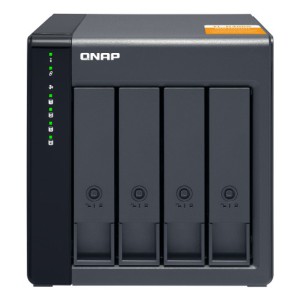 QNAP TL-D400S contenitore di unità di archiviazione Box esterno HDD SSD Nero, Grigio 2.5 3.5"