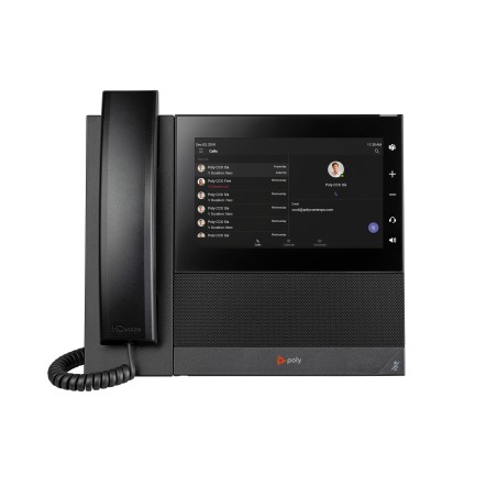 POLY Telefono multimediale aziendale CCX 600 per Microsoft Teams e abilitato per PoE