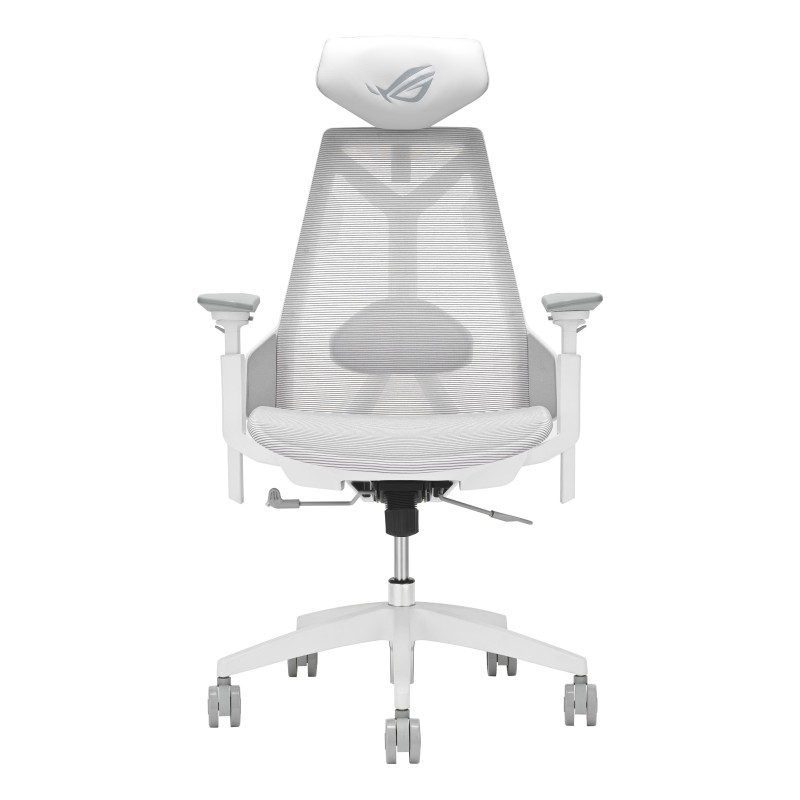 ASUS ROG Destrier Ergo Core White Sedia da gaming per PC Seduta in rete Bianco
