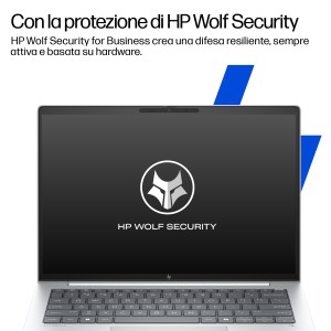 HP EliteBook 8 G1i Next Gen AI PC Wolf Pro Security Edition Copilot+ PC Intel Core Ultra 7 256V Computer portatile 40,6 cm