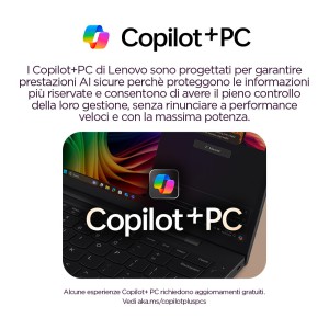 Lenovo ThinkPad X9-14 Gen 1 Copilot+ PC Intel Core Ultra 7 258V Computer portatile 35,6 cm (14") WUXGA 32 GB LPDDR5x-SDRAM 1 TB