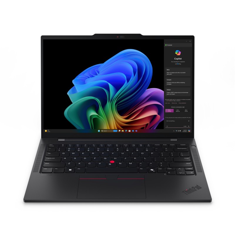 Lenovo ThinkPad T14s Gen 6 (Snapdragon) Copilot+ PC X1E-78-100 Computer portatile 35,6 cm (14") WUXGA 32 GB LPDDR5x-SDRAM 1 TB