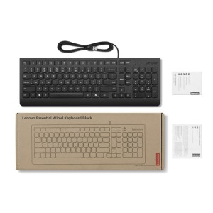 Lenovo 4Y41R64633 tastiera Casa ufficio USB Inglese US Nero