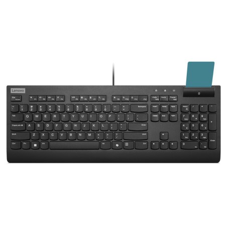 Lenovo Smartcard Wired keyboard II tastiera Casa ufficio USB Italiano Nero