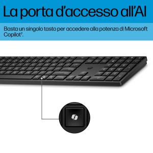 HP Tastiera e mouse wireless combinati 655