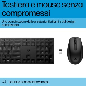 HP Tastiera e mouse wireless combinati 655