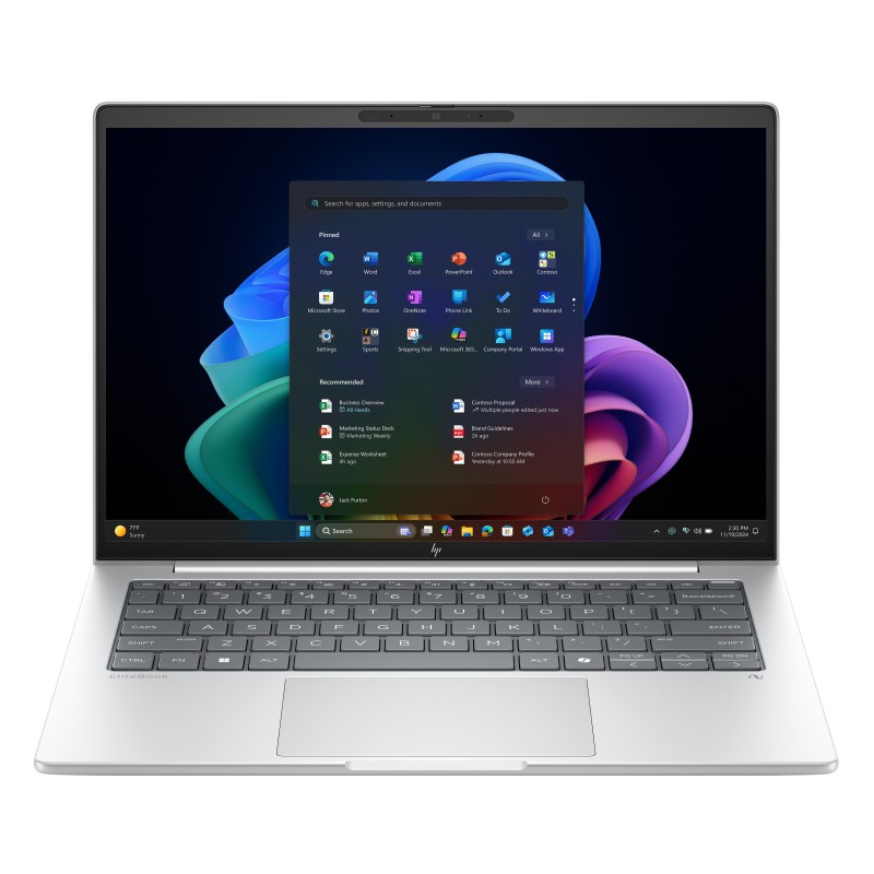 HP EliteBook 8 G1a 14 inch Notebook Next Gen AI PC Wolf Pro Security Edition Copilot+ PC AMD Ryzen AI 7 Computer portatile 35,6
